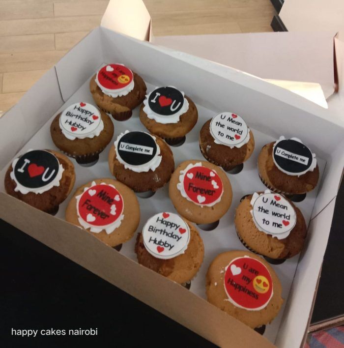 Love message Cupcakes Love message Cupcakes