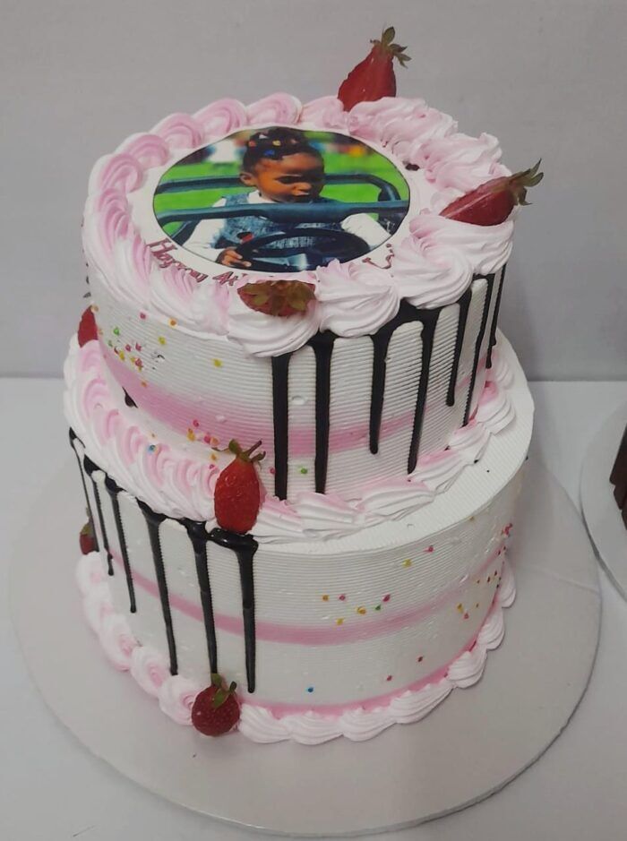 Touches of Pick with edible Print