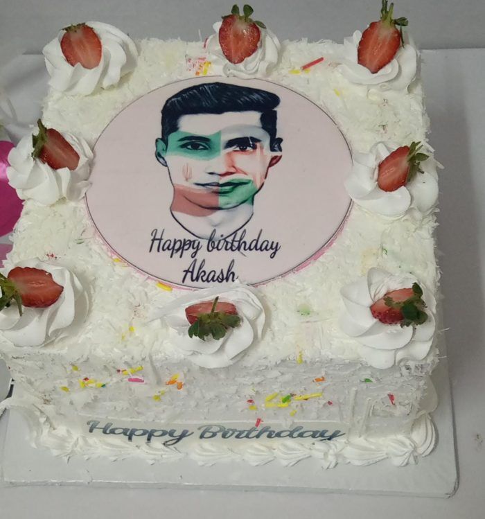 Whiteforest with edible print