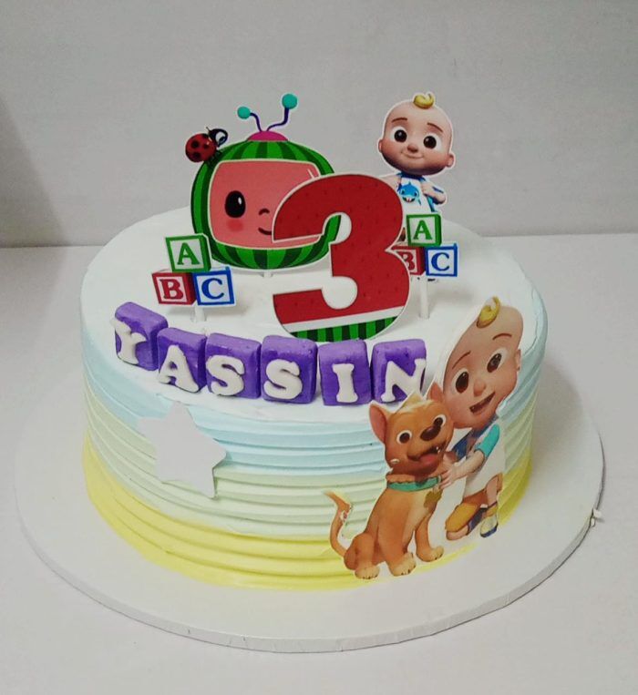 Cocomelon themed Cake