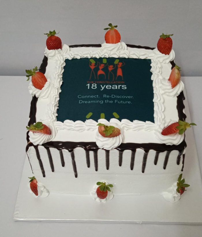 Corporate Edible Print Cake - A5