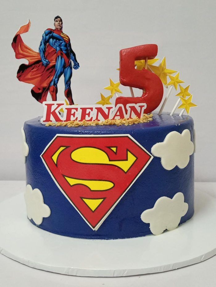 Superman Stars Cake