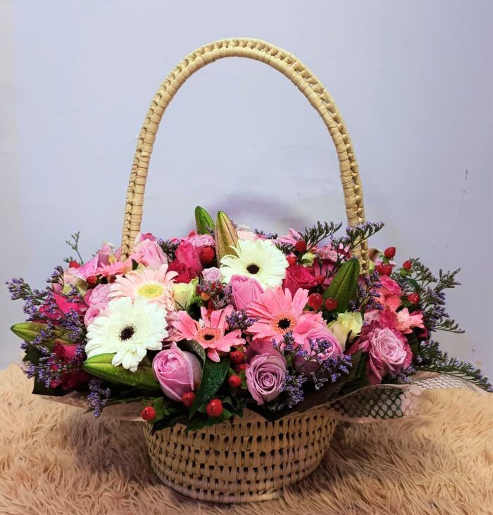 Women themed basket