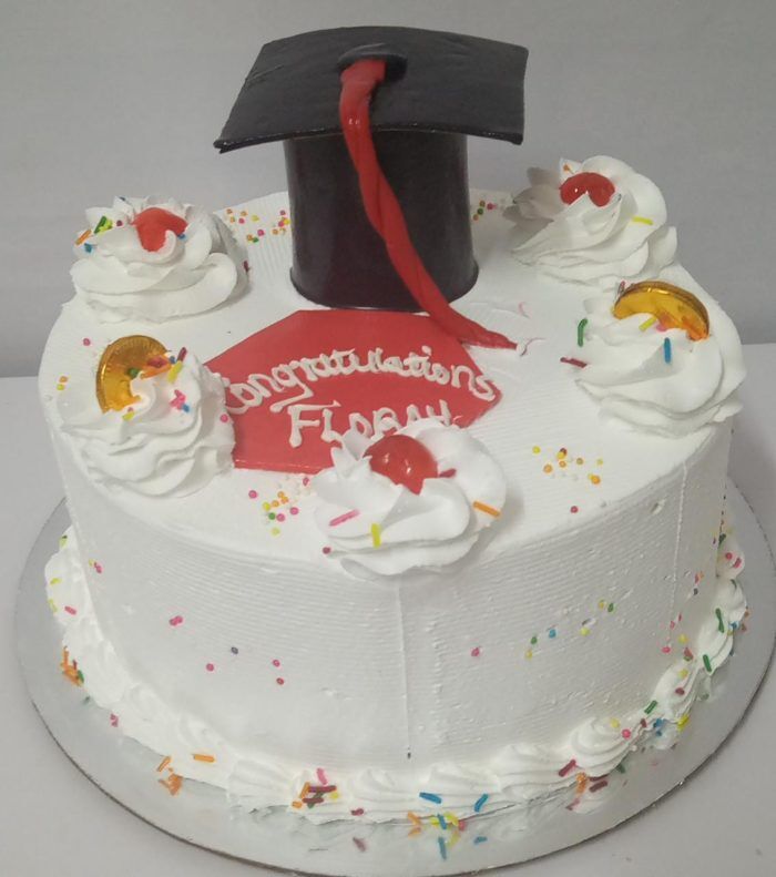 Vanilla Graduation Cake in Nairobi