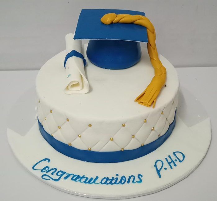 Graduation Fondant Cake