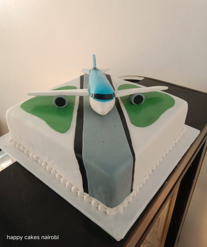Aeroplane themed cake