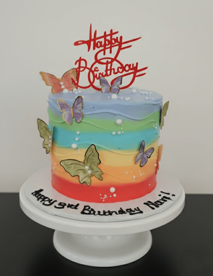 Rainbow Colours Cake