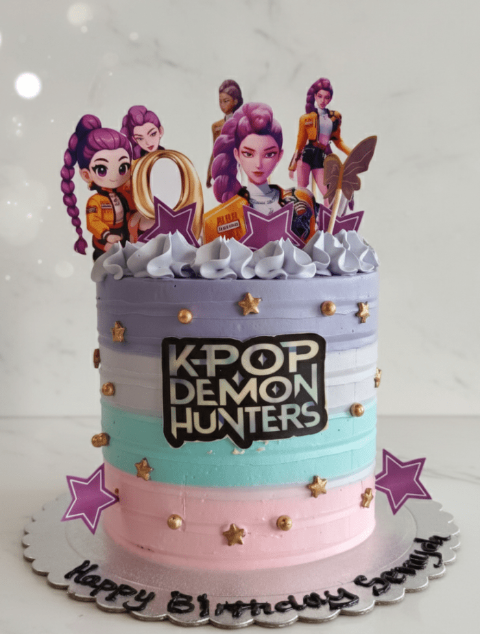 K pop Demon hunter Cake
