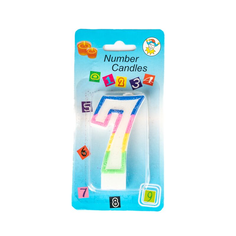 Number candle 7