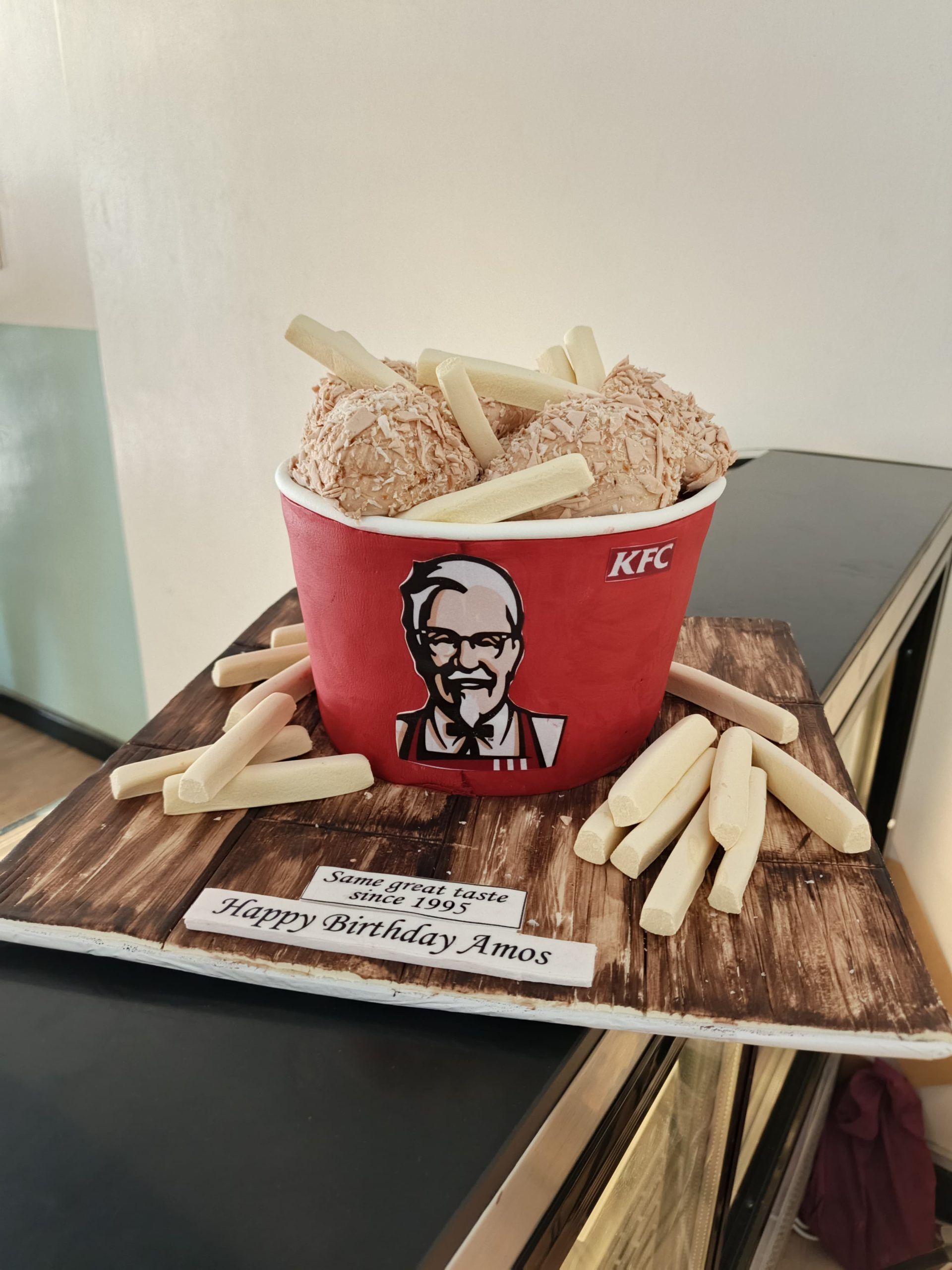 KFC realistic cake KFC themed Cake